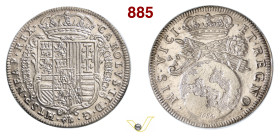 NAPOLI CARLO II DI SPAGNA (1674-1700) Tarì 1684 MIR 298/2 Ag g 5,6 circa mm 27 circa • Sigillata SPL+/q.FDC da perito, a nostro avviso SPL÷FDC