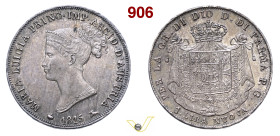 PARMA MARIA LUIGIA (1814-1847) 1 Lira 1815 (Milano) MIR 1095 Pagani 9 Ag g 4,98 mm 28 • Bella patina SPL/q.FDC