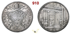 ROMA CLEMENTE X (1670-1676) Piastra 1675 MIR 1952/4 Munt. 12 Ag g 31,90 mm 44 BB