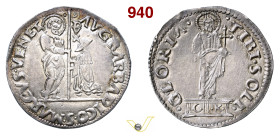 VENEZIA AGOSTINO BARBARIGO (1486-1501) Lira Mocenigo sigle C K D/ San Marco consegna il vessillo al Doge, genuflesso R/ Il Redentore Paolucci 2 Mont. ...
