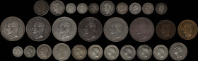 GREECE: Lot of 69 coins composed of 2 Lepta (1869 BB) & 2x 2 Lepta (1878 K), 3x 5 Lepta (1869 BB), 5 Lepta (1870 BB), 2x 5 Lepta (1878 K), 5 Lepta (18...