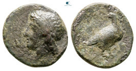 Sicily. Akragas circa 250-200 BC. Bronze Æ