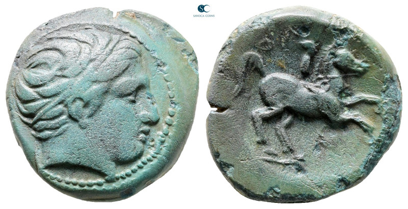 Macedon. Uncertain mint. Philip II of Macedon 359-336 BC. 
Bronze Æ

19 mm, 6...