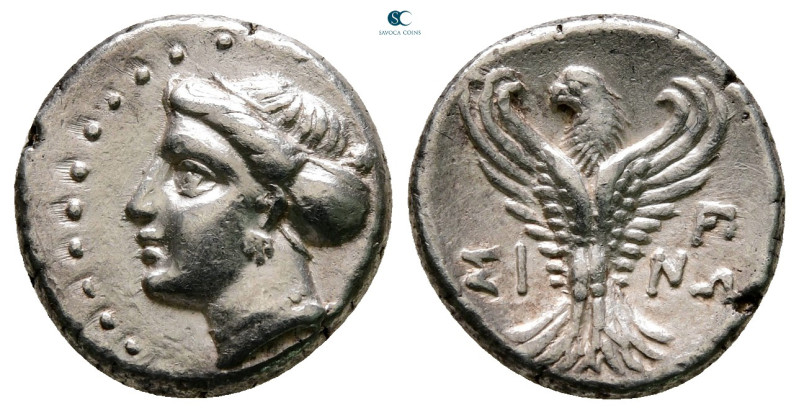 Paphlagonia. Sinope circa 330-250 BC.
Hemidrachm AR

15 mm, 2,92 g

Very Fi...