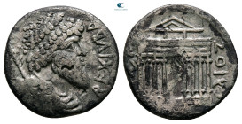 Kings of Numidia. Utica Mint. Juba I 60-46 BC. Denarius AR
