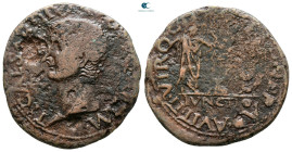 Hispania. Ilici. Tiberius AD 14-37. L Papirius Avitus and L Terentius Longus (duoviri). Bronze Æ