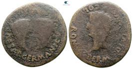 Hispania. Romula. Tiberius AD 14-37. As Æ