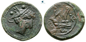 Anonymous 211-208 BC. Uncertain mint in Sicily. Bronze Æ