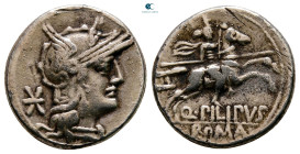 Q. Philippus 129 BC. Rome. Denarius AR