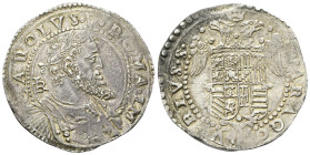 NAPOLI
Carlo V D’Asburgo, Re di Spagna, Sicilia, Napoli, 1516-1556, Imperatore, 1519-1556.
Mezzo Ducato.
Ag
gr. 14,90
Dr. CAROLVS•V•ROMA•IM. Bust...