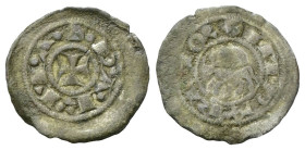 PARMA
Repubblica. Autonome, 1248-1322. 
Mezzano.
Mi
gr. 0,45
Dr. ✠•PA•R•M•A•. Croce patente.
Rv. ✠IMPERATOR. Torello verso s.
Biagi 1790; MIR 9...