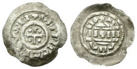 VENEZIA
Berengario I re d'Italia, 888-915.
Denaro scodellato.
Ag
gr. 0,87
Dr. +BERENCARIVS RE. Croce unghiata accantonata da quattro globetti.
R...