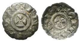 VENEZIA
Enrico Dandolo Doge XLI, 1192-1205.
Denaro scodellato.
Mi
gr. 0,28
Dr. +ENRIC DVX. Croce patente.
Rv. +S MARCVS. Croce patente.
Paol. 2...