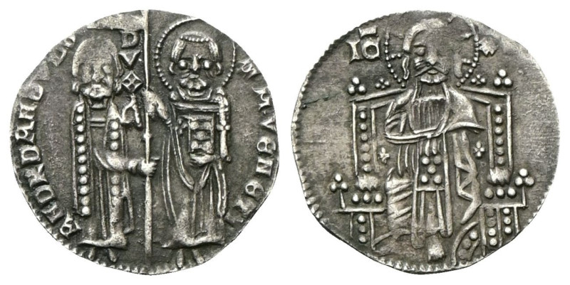 VENEZIA
Andrea Dandolo Doge LIV, 1343-1354.
Grosso
Ag
gr. 2,13
Dr. ANDR DAN...