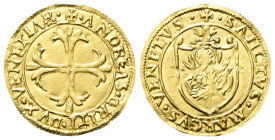 VENEZIA
Andrea Gritti Doge LXXVII, 1523-1532.
Scudo d'oro.
Au
gr. 3,36
Dr. +•ANDREAS•GRITI•DVX•VENETIAR'•. Croce ornata e fiorata. 
Rv. +•SANCTV...