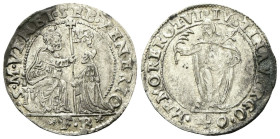 VENEZIA
Sebastiano Venier Doge LXXXVI, 1577-1578. 
40 Soldi.
Ag
gr. 9,05
Dr. SEB•VENERIO - •SM•VENET•. San Marco nimbato, seduto di profilo, bene...