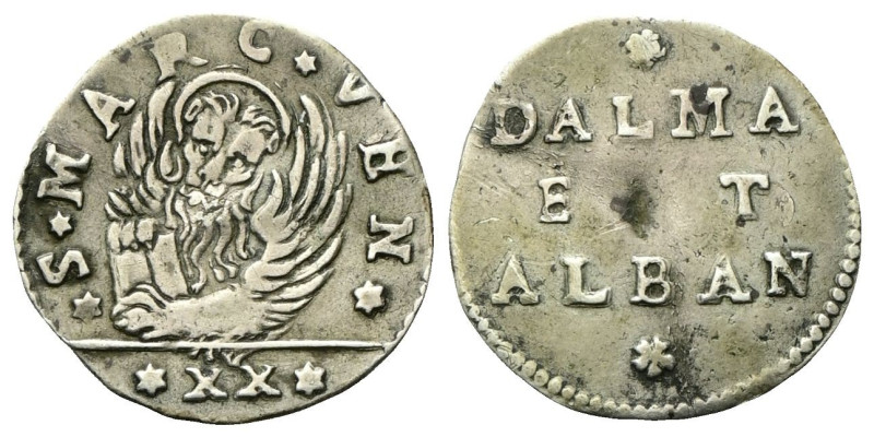 VENEZIA
Monetazione anonima per la Dalmazia e l'Albania.
Liretta da 20 Soldi (...