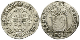 VENEZIA
Giovanni II Corner Doge CXI, 1709-1722. 
Scudo della croce.
Ag
gr. 31.66
Dr. ✿IOANNES✿CORNELIO✿DVX✿VEN✿. Croce fogliata, con rosa al cent...