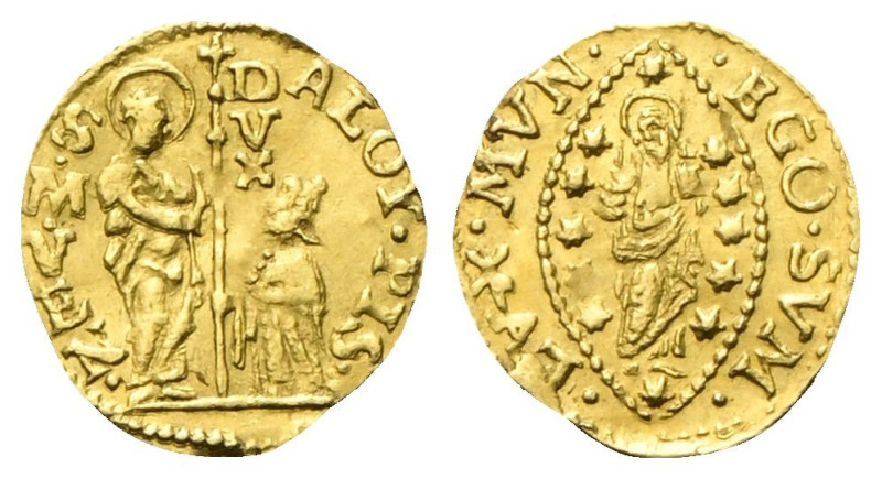 VENEZIA
Alvise Pisani Doge CXIV, 1735-1741. 
Quarto di Zecchino.
Au
gr. 0,89...