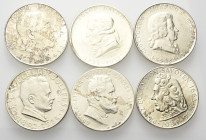 LOTTI MULTIPLI
XX secolo.
Lotto di 6 esemplari di 2 Shilling della Repubblica di Weimar e del III Reich.
Ag
gr. 71,95 totali
Mediamente SPL