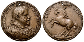 NAPOLI
Pedro Tellez Gyron (vicerè di Napoli), 1579-1624. 
Medaglia 1618 opus G. di Grazia.
Æ
gr. 34,89 mm 47
Dr. PETRVS GYRON OSS DVX E VRENIAE C...