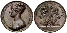 NAPOLI
Ferdinando IV (I) di Borbone, 1759-1816.
Medaglia 1816 opus R. Gayrard e J. Barre.
Æ
gr. 36,92 mm 40,8
Dr. CAROLINE FERDINANDE - DUCH DE B...