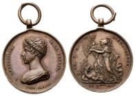 NAPOLI
Ferdinando IV (I) di Borbone, 1816-1825.
Medaglia 1820 opus F. Montagny.
Æ
gr. 6,63 mm 22,4
Dr. A LA RELIGION - A LA PATRIE. Busto drappeg...
