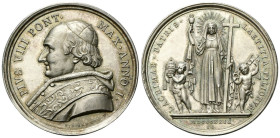 ROMA
Pio VIII (Francesco Saverio Castiglioni), 1829-1830.
Medaglia 1829 a. I opus G. Girometti.
Æ
gr. 32,88 mm 43
Dr. PIVS VIII PONT - MAX ANNO I...