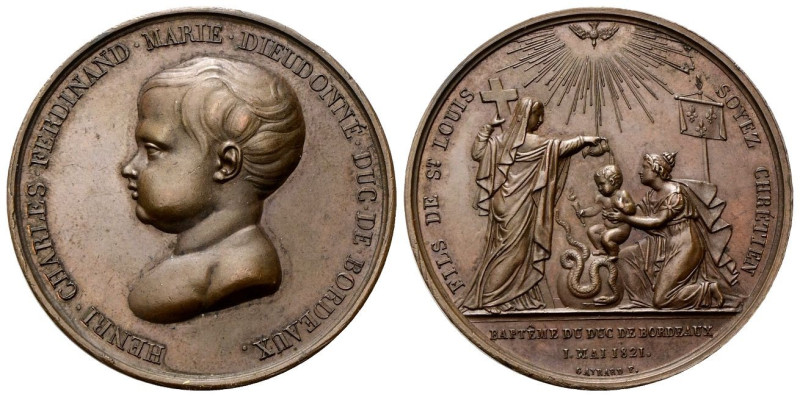 FRANCIA
Durante Luigi XVIII di Borbone (re di Francia), 1814-1824.
Medaglia 18...