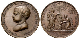 FRANCIA
Durante Luigi XVIII di Borbone (re di Francia), 1814-1824.
Medaglia 1821 opus R. Gayrard.
Æ
gr. 34,09 mm 38,3
Dr. HENRI CHARLES FERDINAND...