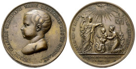 FRANCIA
Durante Luigi XVIII di Borbone (re di Francia), 1814-1824.
Medaglia 1821 opus R. Gayrard.
Æ
gr. 34,61 mm 38
Dr. HENRI CHARLES FERDINAND M...