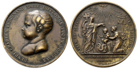 FRANCIA
Durante Luigi XVIII di Borbone (re di Francia), 1814-1824.
Medaglia 1821 opus R. Gayrard.
Æ
gr. 30,49 mm 38,2
Dr. HENRI CHARLES FERDINAND...