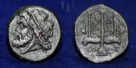 SICILY: Syracuse. Hieron II. AE Tetras. Period IIa-b, circa 263-218 BC.