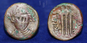 Seleukid Kingdom: Antiochos II, AE Bronze, Sardes mint.