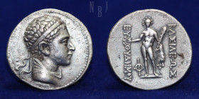 BACTRIAN KINGDOM: Euthydemus II. 190–185 AD, AR Tetradrachm