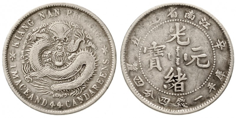 CHINA und Südostasien, China, Qing-Dynastie. De Zong, 1875-1908
20 Cents Jahr H...