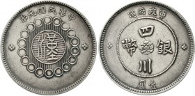 CHINA und Südostasien, China, Republik, 1912-1949
Dollar (Yuan) Jahr Nien = 1912. Provinz Szechuan, Prägung der Militär-Regierung.
sehr schön