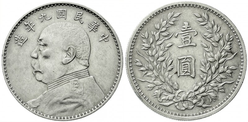CHINA und Südostasien, China, Republik, 1912-1949
Dollar (Yuan) Jahr 9 = 1920. ...