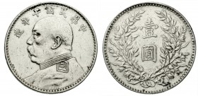 CHINA und Südostasien, China, Republik, 1912-1949
Dollar (Yuan) Jahr 10 = 1921. Präsident Yuan Shih-kai.
sehr schön
