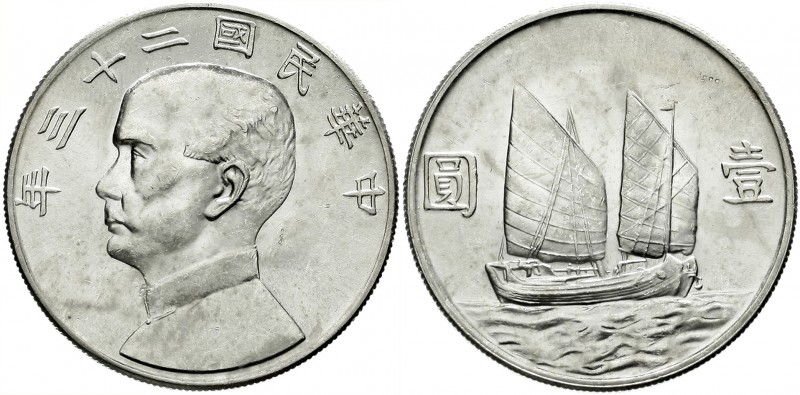 CHINA und Südostasien, China, Republik, 1912-1949
Dollar (Yuan) Jahr 23 = 1934....