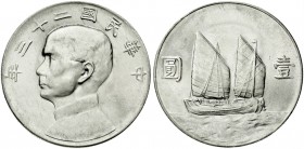 CHINA und Südostasien, China, Republik, 1912-1949
Dollar (Yuan) Jahr 23 = 1934. vorzüglich/Stempelglanz, winz. Kratzer