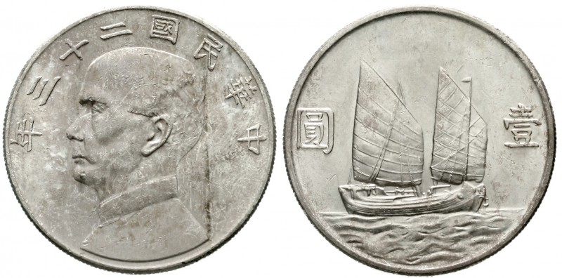 CHINA und Südostasien, China, Republik, 1912-1949
Dollar (Yuan) Jahr 23 = 1934....