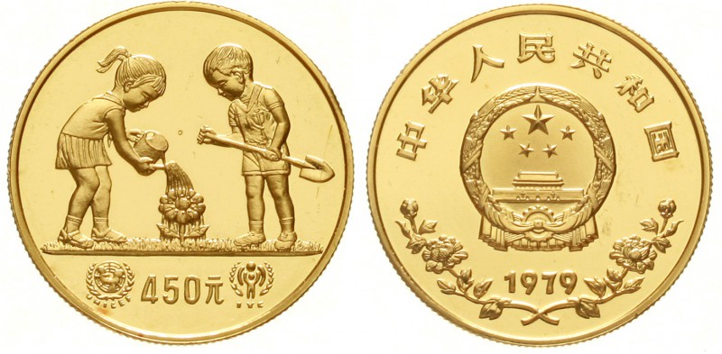 CHINA und Südostasien, China, Volksrepublik, seit 1949
450 Yuan GOLD Jahr des K...