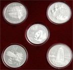 CHINA und Südostasien, China, Lots der Volksrepublik China
5 versch. 5 Yuan Silbermünzen: 3 X chin. Kultur 1997, 1 X chin. Kultur 1995 und 1/2 Unze P...
