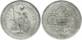 CHINA und Südostasien, Großbritannien, Tradedollars
Tradedollar 1901 B. vorzüglich