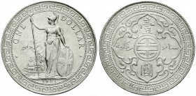 CHINA und Südostasien, Großbritannien, Tradedollars
Tradedollar 1901 B. sehr schön/vorzüglich, berieben