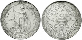 CHINA und Südostasien, Großbritannien, Tradedollars
Tradedollar 1908 B. vorzüglich