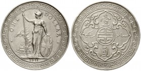 CHINA und Südostasien, Großbritannien, Tradedollars
Tradedollar 1911 B. sehr schön