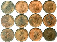 CHINA und Südostasien, Indien-Britisch, Lots
12 X 1/4 Anna: 1906, 1907, 1912, 1933-1936, 1938-1942.
meist vorzüglich oder besser, teils m. kl. Fleck...