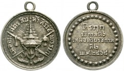 CHINA und Südostasien, Thailand, Rama VI. (Phra Maha Vajiravudh), 1910-1925
Tragbare Silbermedaille CS 2464 = 1921. Krone/6 Zeilen. 25 mm; 10,24 g.
...
